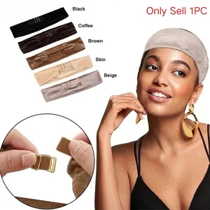 Wig Grip Headband With Adjustable Elastic Band Velvet Headband Scarf No Slip Stretch Cotton Wig Band Comfortable 1Pcs