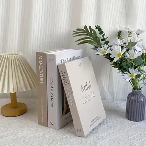 3pcs High-End Decorative Bookends, Realistic Book Stoppers for Bedroom Living Room Study Hotel Front Desk Flower Shop Photography Props