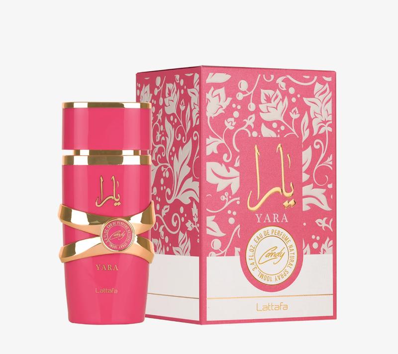 Lattafa Yara 100ml Pure Concentrated Perfume with Elegant Pink Design & Silver Accents for Strong Lasting Aromatic Appeal Arabian Fragrance Edp Tester