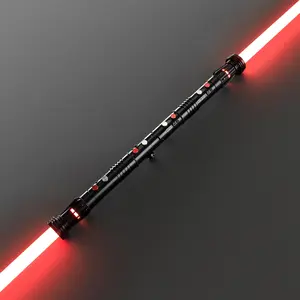 Darth Maul Xenopixel v3 Lightsaber Double Blades Light Saber with 2 Handles for Dual-Wielding Experience Unique Design Modern Twist on Classic Lightsaber Neopixel App Control sword glow toy