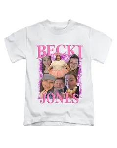 Becki Jones  TShirt, Short Sleeve Round Neck Tshirt, Graphic T-Shirt, Unisex Printed Cotton T-shirt, Stretch T-shirt