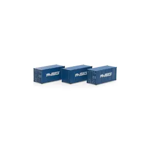 Athearn 27790 HO, 20' Corrugated Container, 3 Pack, MACS, MOCU