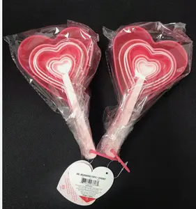 Bullseye Playground Valentine's Heart Measuring Spoons & Cups Set Of 3
