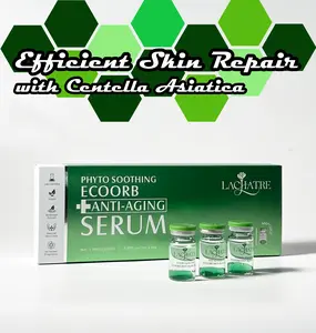 LACHATRE: Green Phyto Soothing EcoOrb Anti-Aging Serum with Centella Asiatica Extract & Ceramide Np & Cactus Extract & Oligopeptide-1/2/3/5 & Panthenol for Tranquil & Conditioning Skin Vegan Soothing Repairing Sensitive Skin SummerVibes