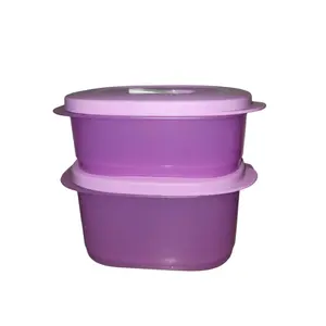 Microclick Duo Lilac Microwavable  500ml & 800ml Sizes Perfect for Reheating Food