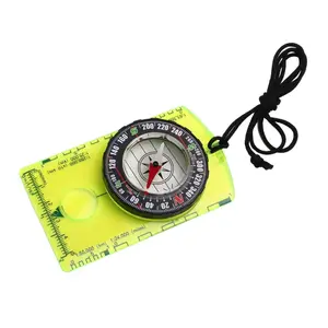 Never Get Lost Again! This Baseplate Compass with Map Ruler & Lanyard is Perfect for Hiking, Camping & Outdoor Navigation - Lightweight & Easy to Use
