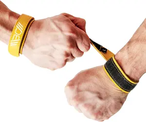 WARM BODY COLD MIND Leather Wrist Wraps for Weightlifting Powerlifting Strength Training, Heavy Duty Wrist Straps for  Maximum Stability and Wrist Protection