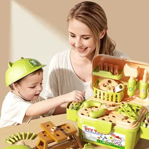 Repair Tool Kit Set, Screwdriver Assembly Puzzle Toy, Educational Building Blocks, Fun Learning Game for Kids