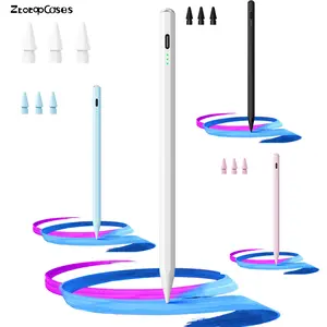 ZtotopCases Stylus Pen for iPad 2018-2025 13 Mins Fast Charge Tilt Sensitivity Palm Rejection for iPad 11/10/9/8/7/6th Gen Air 7/6/5/4/3/M3/M2 Pro 13"/12.9"/11"/M4 Mini 7/6/5th Gen