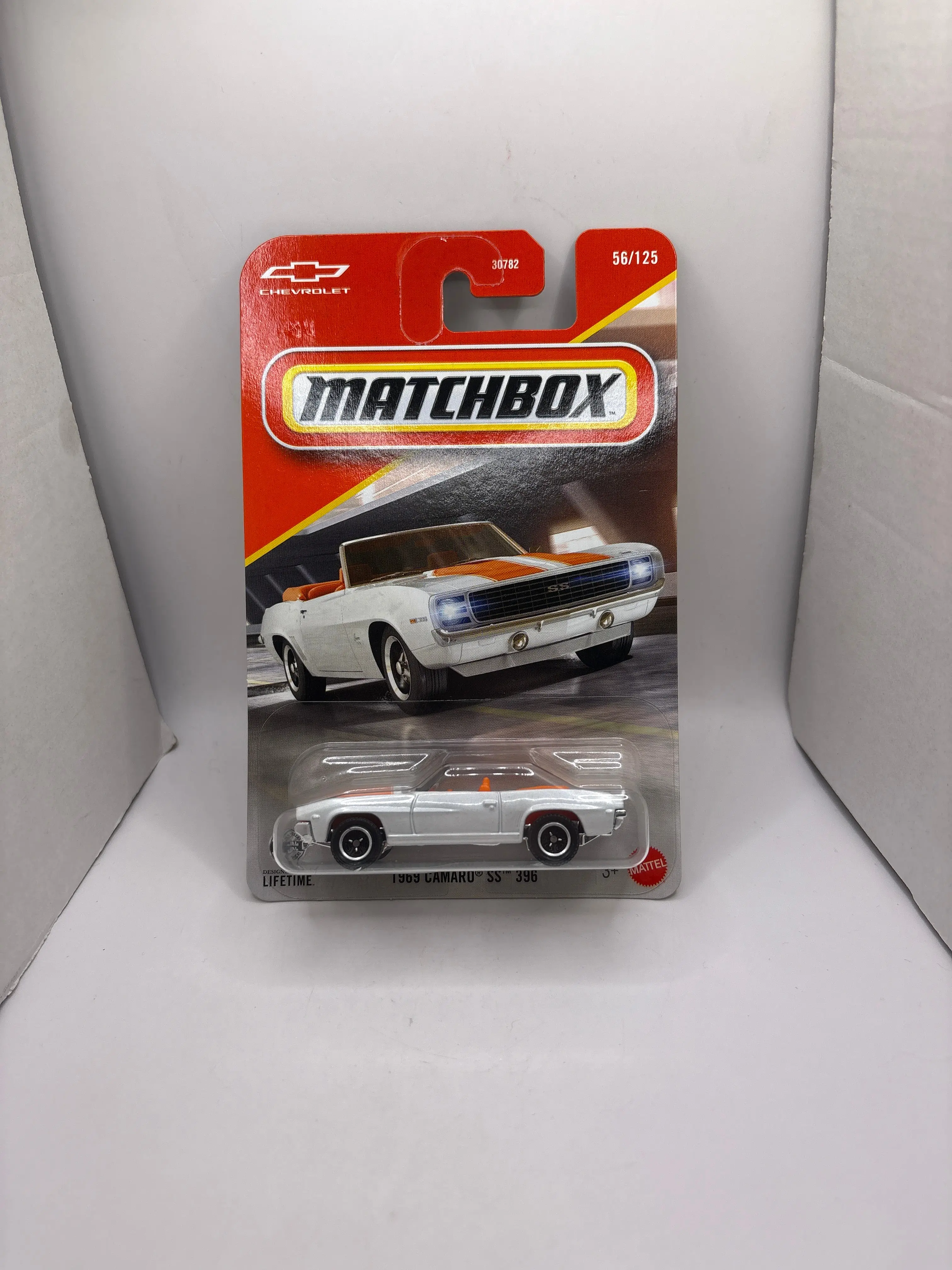 Matchbox 1969 Camaro SS 396 Diecast white