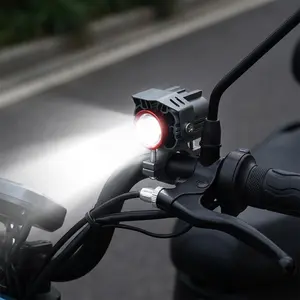 Motorcycle LED AURXiliary Spotlight Two Tone Motorcycle LED Exterior Light ATV Scooter Driving Light & Accessories