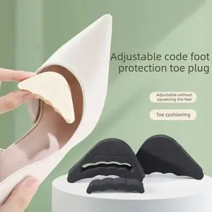 3PCS Toe Cap Inserts Half-Size Insoles Big-to-Small Shoe Converter Anti-Slip Front-of-Foot Pads for Size Adjustment Comfortable Fit Footwear Adjustable