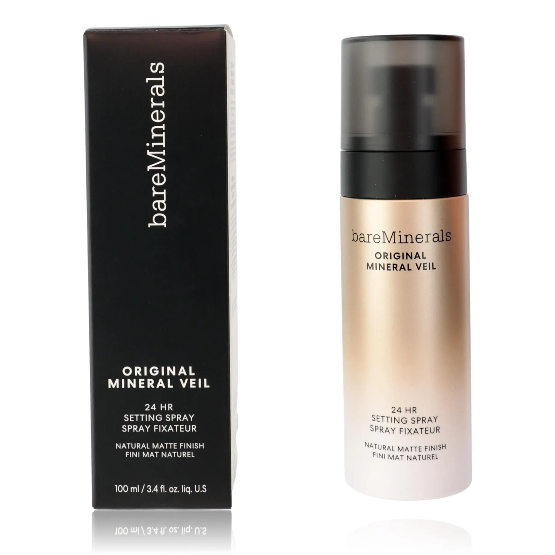 Bare Minerals Original Mineral Veil Makeup Bottle - 3.4oz 24hr Hydrating Setting Spray, Moisturizer Cosmetic, Single Item