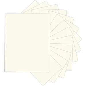 24 Sheets Cream Cardstock 8.5 x 11  Paper,   Card Stock Printer Paper for Cards Making, Office Printing, Certificate
