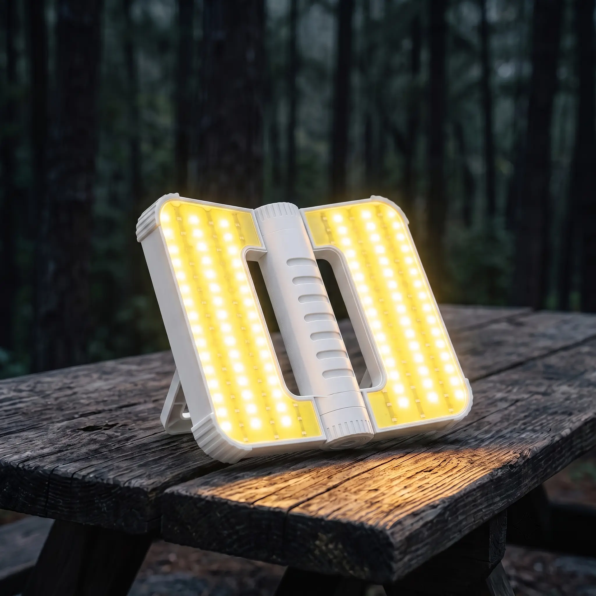 2Pack Flashlights, Military Grade 3 Modes High Lumens Led Waterproof Handheld Flashlight for Camping Biking Hiking Outdoor and Home Use Generic Camping Light Multifunctional Foldable USB Solar Rechargeable Work Light with Adjustable power outage emergency