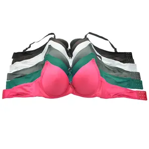 Women's Basic Traditional Everyday Lingerie Bra - Spandex-Nylon Blend, Convertible Straps, 3 Rows of Hooks, Secure Fit for Outfits