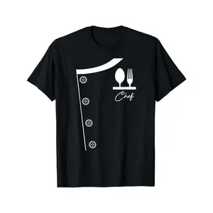 Chef Shirt Uniform Jacket Cooking Tee Gift T-Shirt