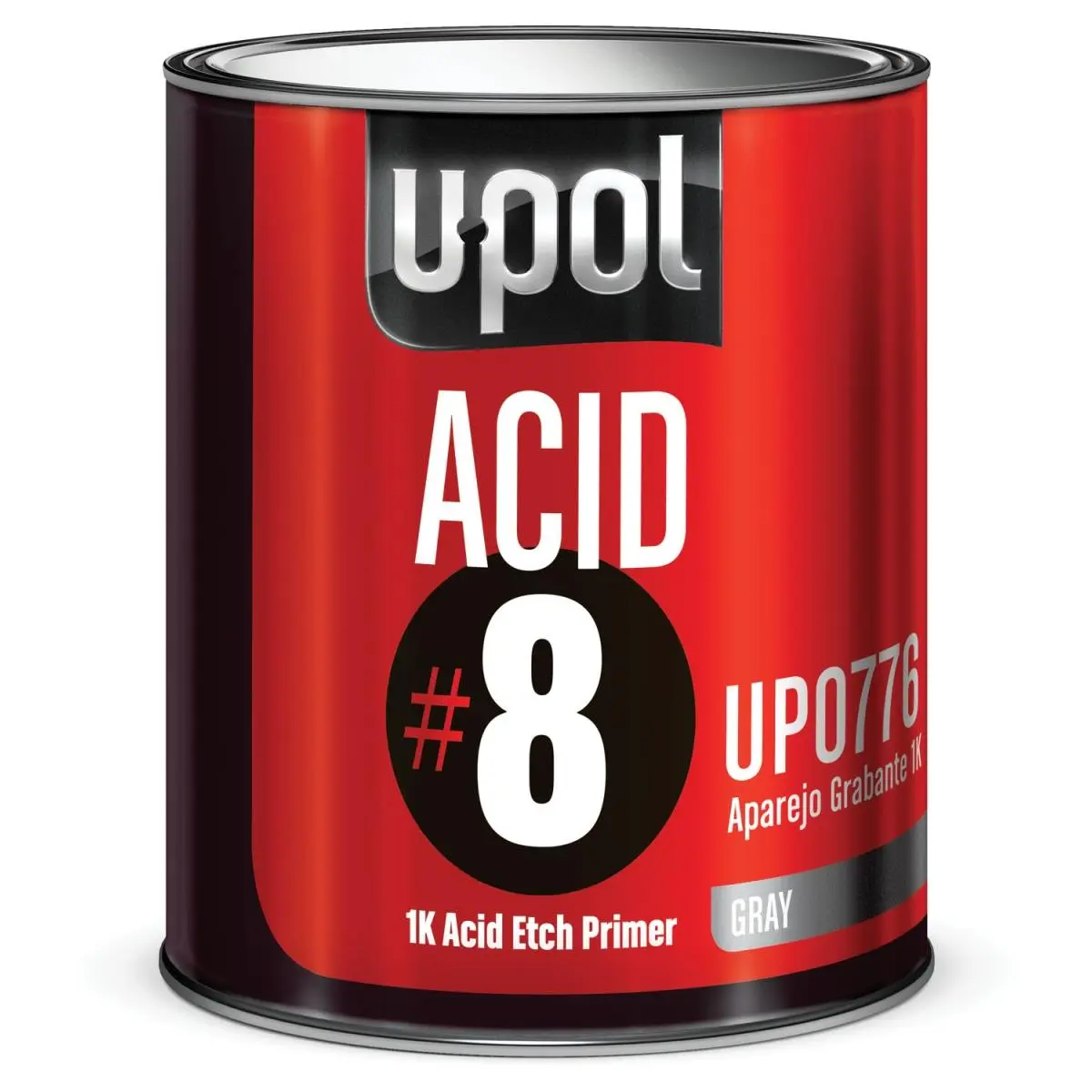 U-POL Products  No.8 Acid Etch Primer, 1 Ltr, Car Detailing Chemicals