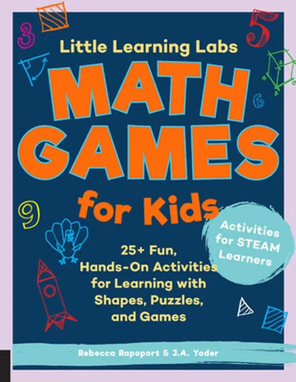 Used Books - Little Learning Labs: Math Games for Kids Abridged Paperback Edition - 25+ Fun, Hands-On Learning Activities with Shapes, Puzzles by Rebecca Rapoport (English Paperback)