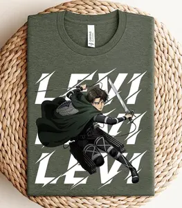 Captain Levi Shirt, Levi Shirt, Attack On Titan Shirt, AOT Shirt, Gift For Him, Gift For Her, Survey Corps Shirt, Unisex Shirt