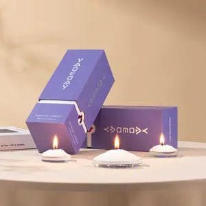 Pearled Candle 18 Oz - Lavender Lemon Fragrance Fresh Scented Non Toxic Luxury Long Lasting Powder Candles up to 120 Hours - Refillable Candle Sand with 35 Wicks for Candle Making Gift box packaging mother reynolds natalie