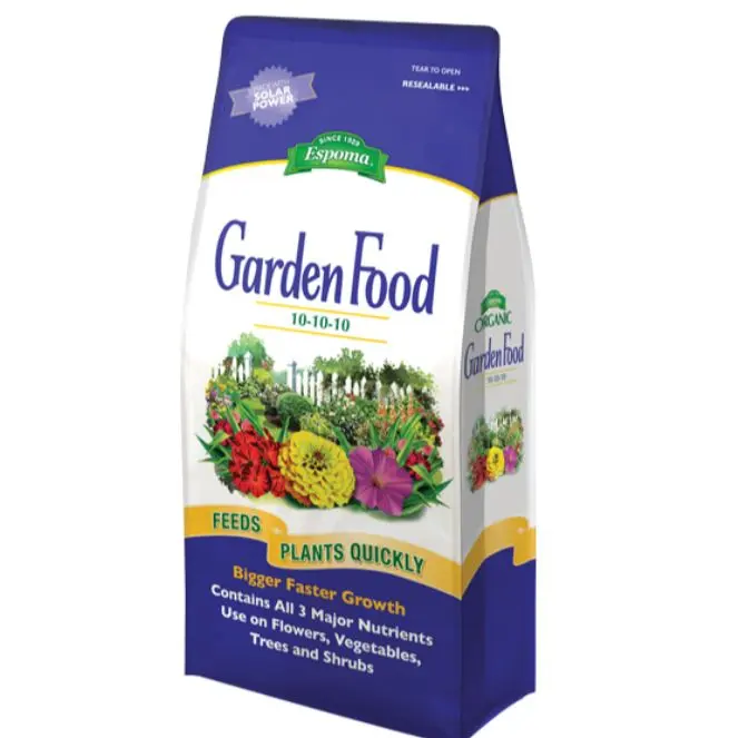 Espoma Garden Food 10-10-10 for Planting and Garden - Organic Fertilizer for Flowers Vegetables Trees and Shrubs