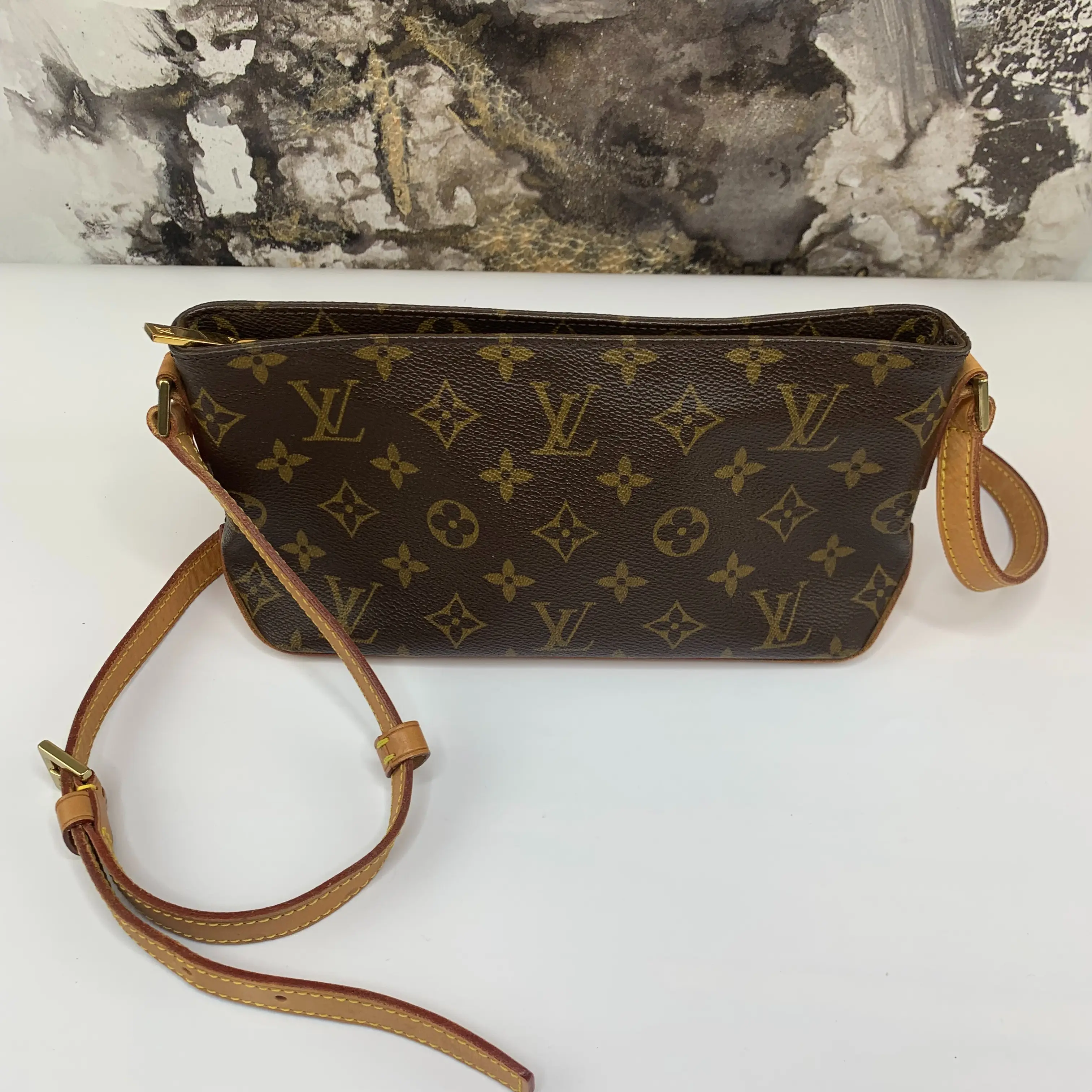Pre-owned Louis Vuitton canvas Crossbody Bags Trotteur Crossbody