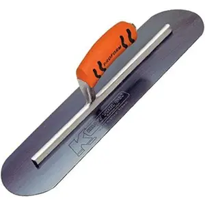 CF740BPF Blue Steel Pool Trowel with ProForm Handle L-Shank, 20 x 5-Inch