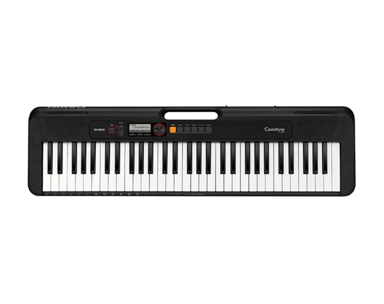 Casio Casiotone CT-S200 – 61-Key Portable Keyboard for Beginners | 400 Tones, 77 Rhythms, LCD Display, Dance Music Mode, USB-MIDI, Stereo Speakers | Includes Power Supply & Music Rest | Black