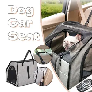 Portable Foldable Car Pet Cage with Waterproof, Hard-Wearing Thickened Dog Mat – Pet Seat Protector Mat, Waterproof Seat Protectors for Dogs