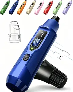 Pet Nail Grooming Kit for Dogs - 7-Speed High-Power Wireless Rechargeable Electric Paw Clipper Trimmer, Ultra-Quiet with LED Light, 12H Long Battery Life Tool