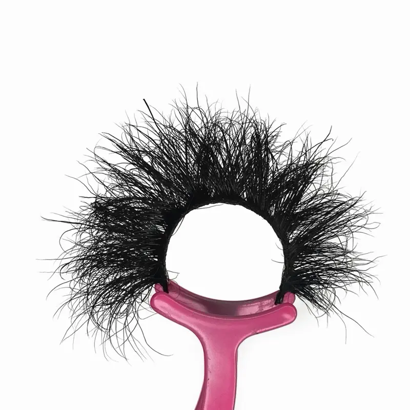 "Icy" 19mm Fluffy Dramatic Lashes Full Volume Soft Luxurious High Quality Strip Eyelashes for Bold Look Makeup