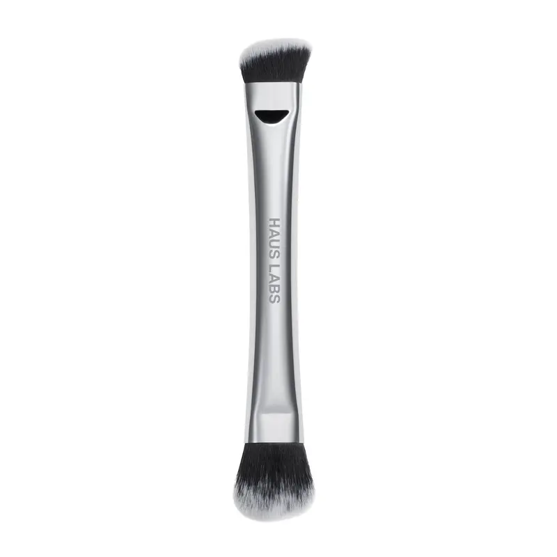 HAUS LABS Dual-Ended Precision Sculpting Brush | Cream & Powder Formulas