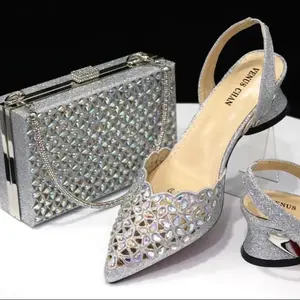 Size 37 & Size 43 Women Shoes & Bag Set, Beautiful Sparkling Shoe and Bag Sets, Size 39, Perfect For All Your Special Occasions