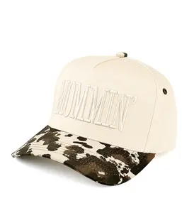 CC Mommin' Embroidery Two Tone  Animal Print Baseball Cap