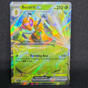 Beedrill Ex 003/086 Double Rare ME04: Chaos Rising NEAR MINT
