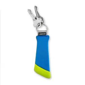 Carson Floating Keychain with Lightweight Foam Core Technology, Blue/Green (FA-30 (04))