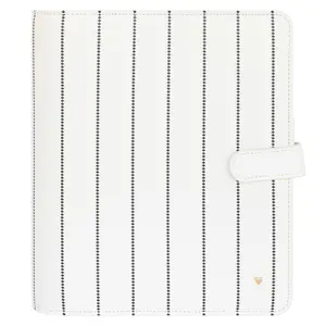 Blush Blossoms  Planner Love Simulated Leather Snap Binder