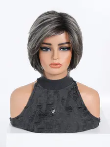 8-Inch Wig, Side Part Highlights, High Aesthetic Value, Suitable for All Face Types, Perfect for Daily Use, Parties, Cosplay