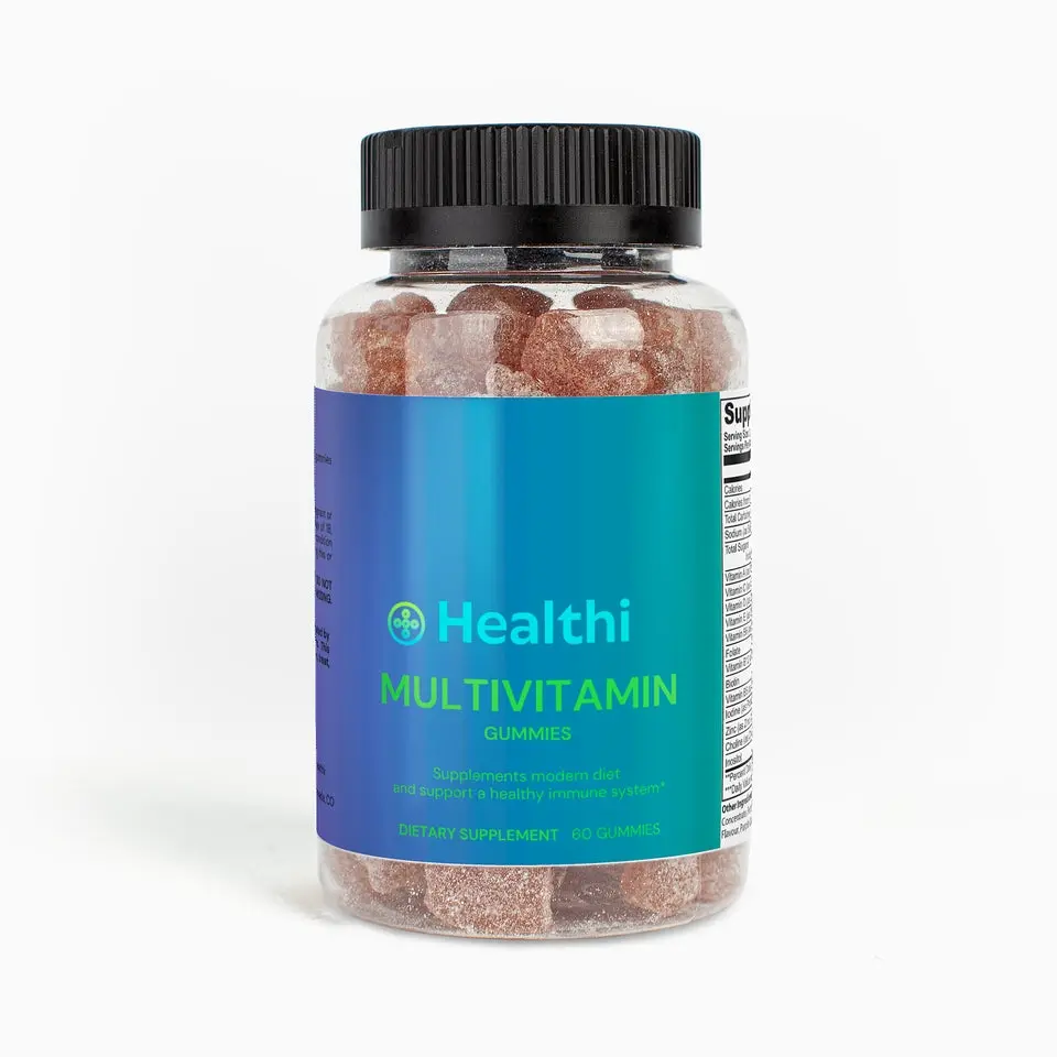 Multivitamin Bear Gummies (Adult) - 120 Capsules - Natural Ingredients - Suitable for All Ages