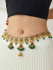 Bohemian Style Fashionable Elegant Tassel Waist Chain, Multi-Color Belt for Daily Wear & Stage Performance, Unique Ethnic Design, Boho, Waistbeads