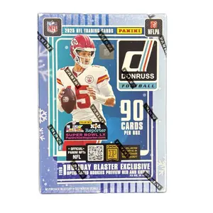 Panini Donruss 2025 NFL Trading Cards 90 Cards Per Box Official Panini Holiday Sweater Edition