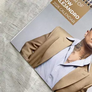 A Year Of RA 2026 Wall Calendar – Alejandro Celebrity Fan Merch Calendar, Rauw 2026 Music Artist Wall Calendar, RA Fan Collectible, Christmas & Holiday Gift, Stylish Home and Office Wall Decor