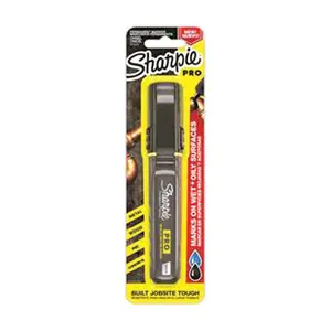 Sharpie 9011448 Black XL Chisel Tip Permanent Marker - Case of 4 Pack of 4