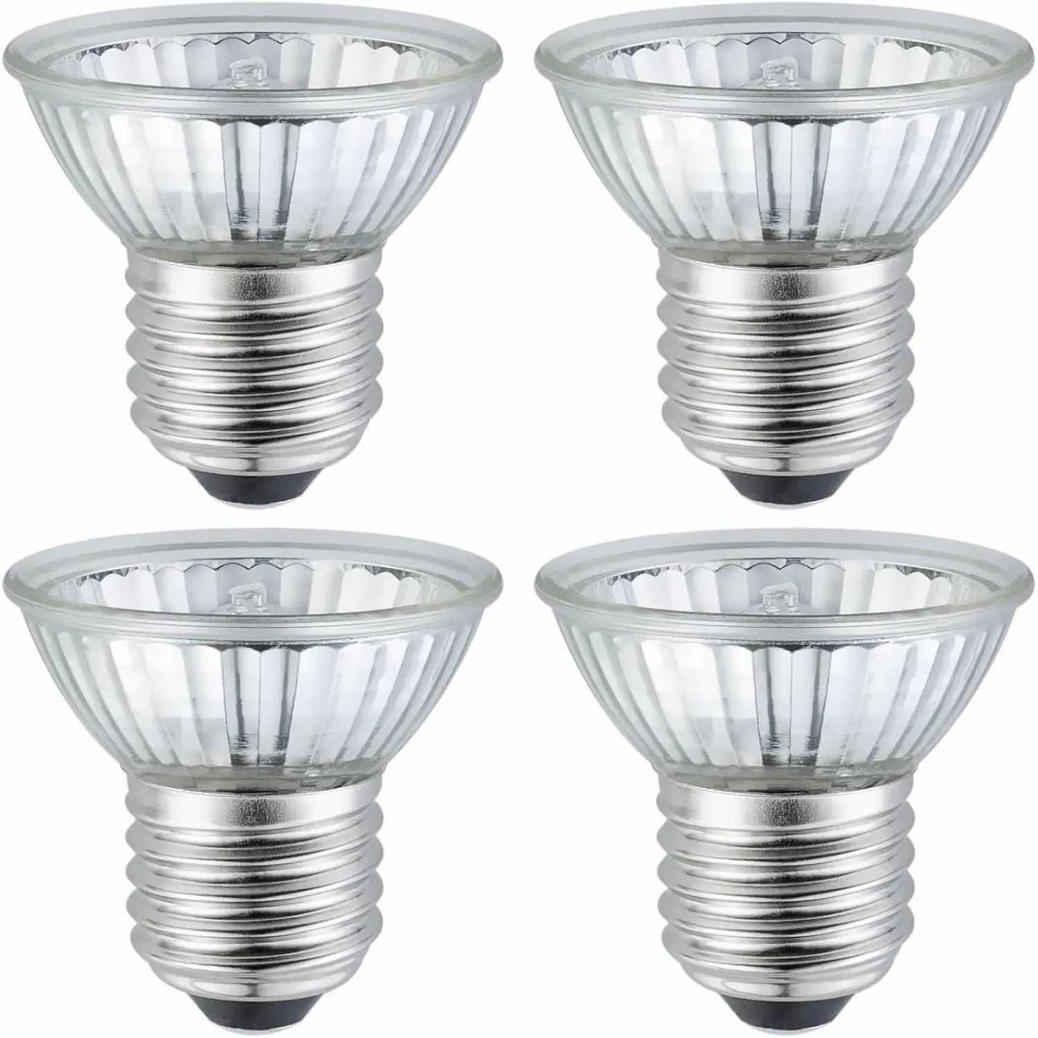 UVB UVA Reptile Light Bulb 50W Bulb for Reptiles and Amphibians Use for Turtle, Bearded Dragon, Lizard Cages Heat Lamp Replacement Bulb, 4 Packs