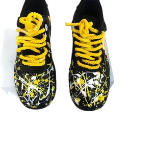Yellow and Black Sneakers