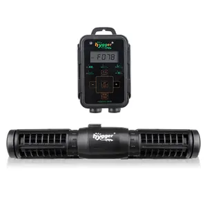 hygger Aquarium Wave Maker, Adjustable Cross Flow Pump with LED Display Controller, Magnetic DC 24V Aquarium Powerhead for Freshwater and Marine Reef Aquariums