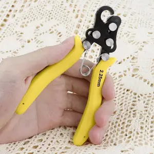 Reidea Heavy-Duty Metal Wire Looping Pliers, Flat Jaw Jewelry Pliers with Precision Tip, DIY Beading, Wire Bending, Jewelry Making Tools