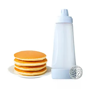 Pancake Batter Dispenser,Batter Dispenser and Mixer with Blender Balls Wire Whisk, Pancake Batter Dispenser Bottle for Pancakes, Crepes, Waffle, Muffins, Cupcakes for women and men