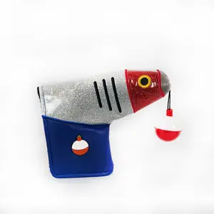 "Bobber" Blade Putter Headcover with Hidden Ball Marker Magnet New Soft Interior Fits All Standard Putters